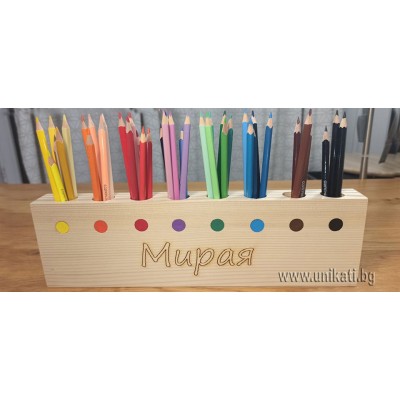 Поставка моливник Монтесори